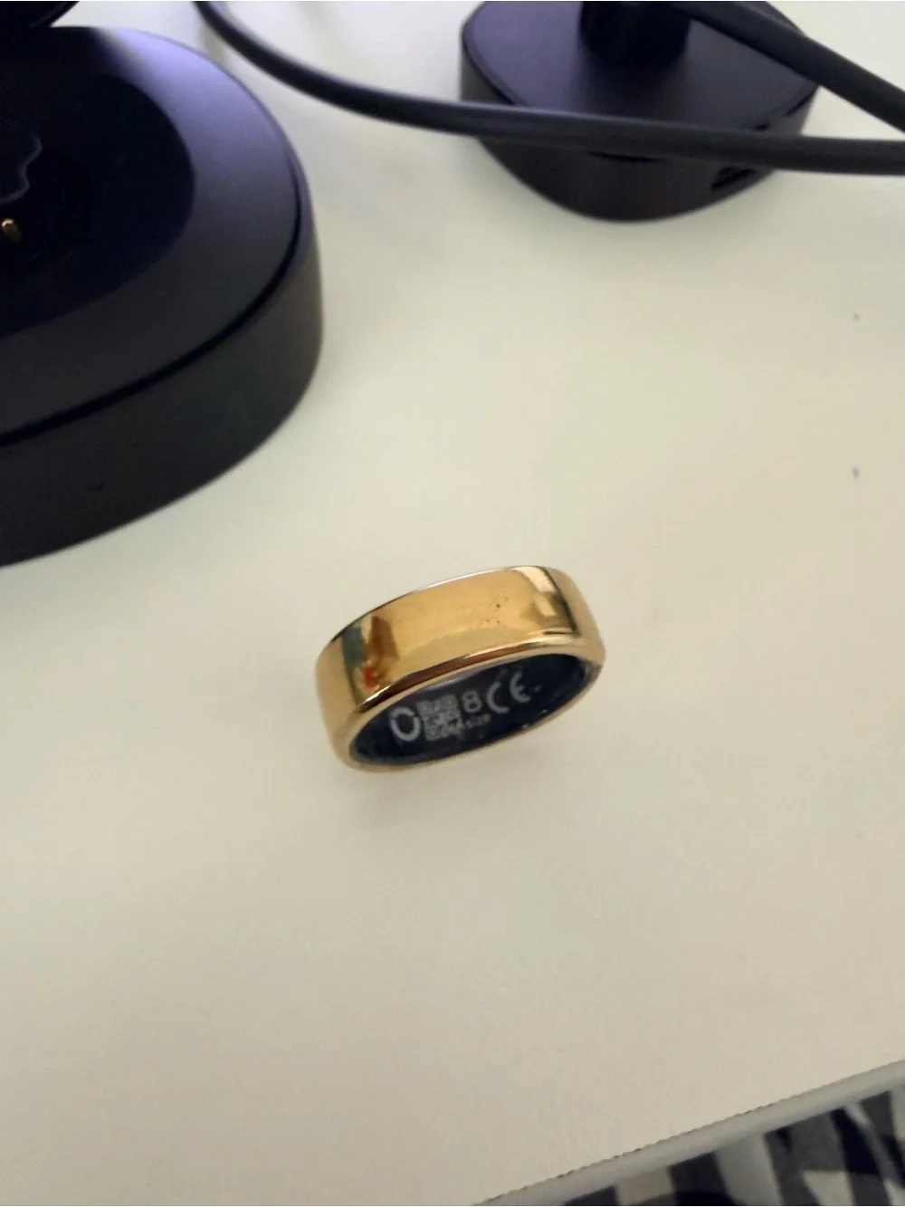 Ringconn V1 Gold Smart Ring - Size 8